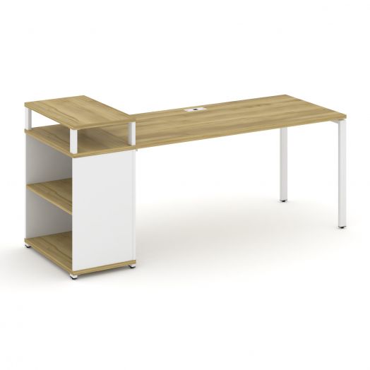 Concept Стол рабочий с опорным стеллажом с верх. горизонтом CN.SP-208  2000х720х917