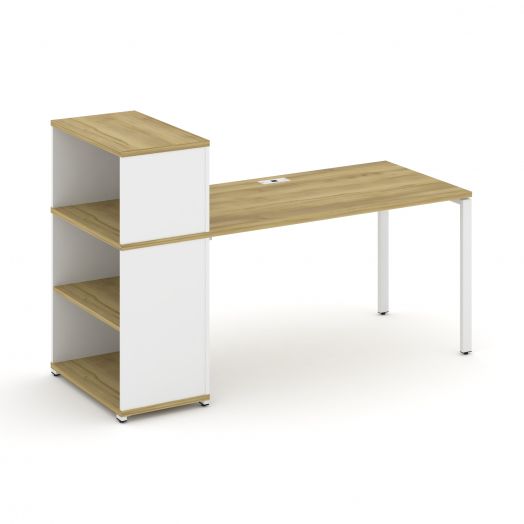 Concept Стол рабочий с опорным стеллажом с надставкой низ. CN.SP-211  1800х720х1140