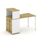 Concept Стол рабочий с опорным шкафом-купе с надставкой низ. CN.SP-237   1400х720х1140