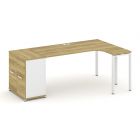 Concept Стол эргономичный с опорным распаш. шкафом CN.SA-210   2000х1180х750