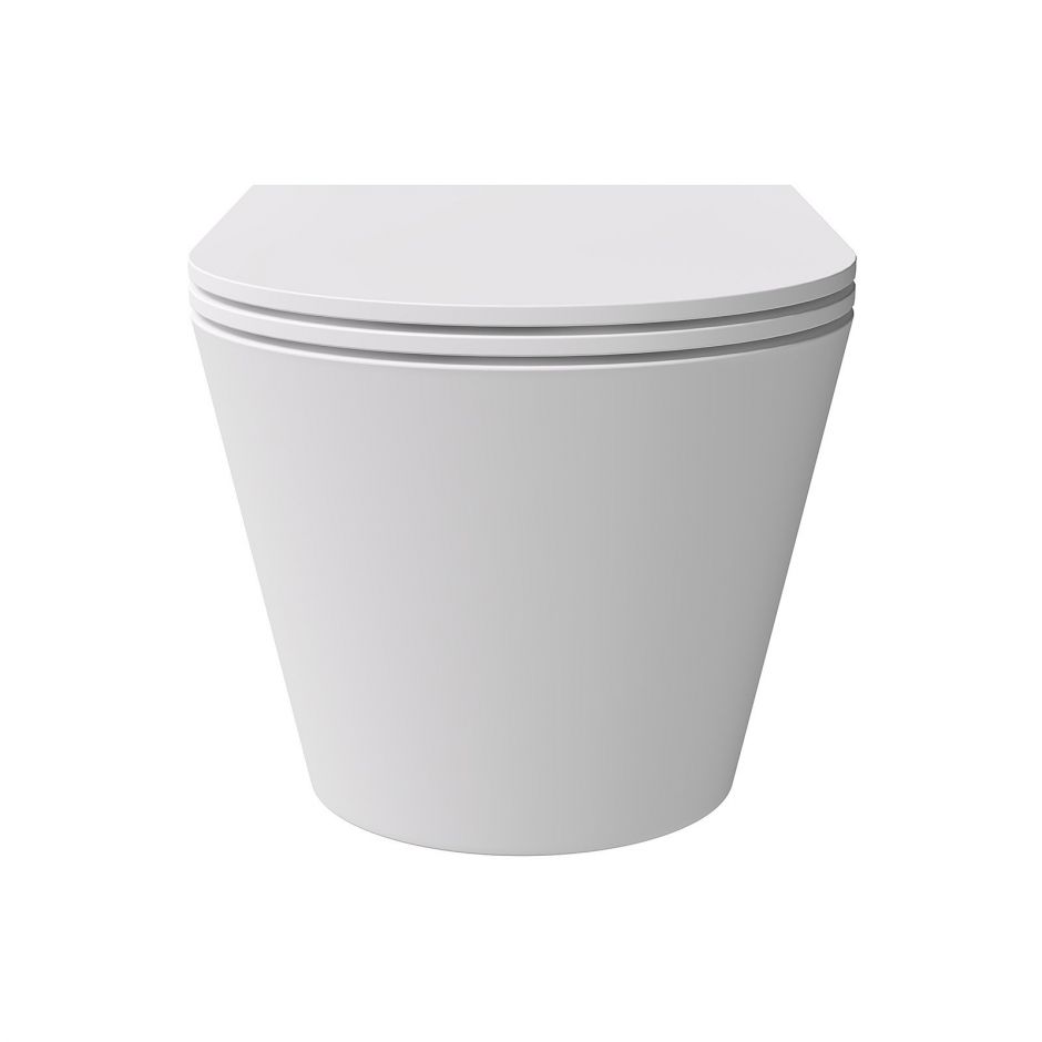 Изображение Подвесной унитаз Alice Hide Round 57х37х42 без сиденья 31170139