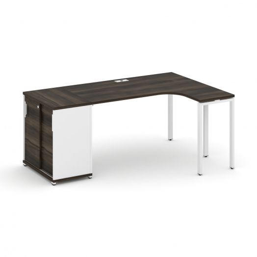Concept Стол эргономичный с опорным шкафом-купе CN.SA-217   1800х1180х750