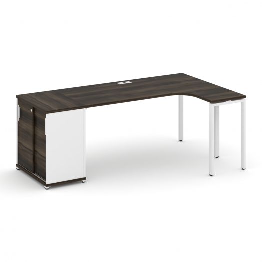 Concept Стол эргономичный с опорным шкафом-купе CN.SA-218   2000х1180х750