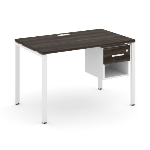 Concept Стол рабочий с подвесной тумбой 1 открытой нишей и одним ящ. CN.SP-118   1180х720х750