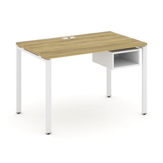 Concept Стол рабочий с подвесной тумбой с 1 открытой нишей CN.SP-102  1180х720х750