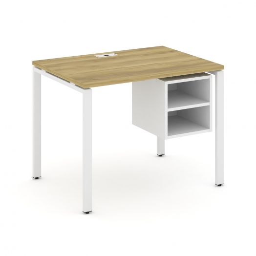 Concept Стол рабочий с подвесной тумбой с 2 открытыми нишами CN.SP-105  980х720х750
