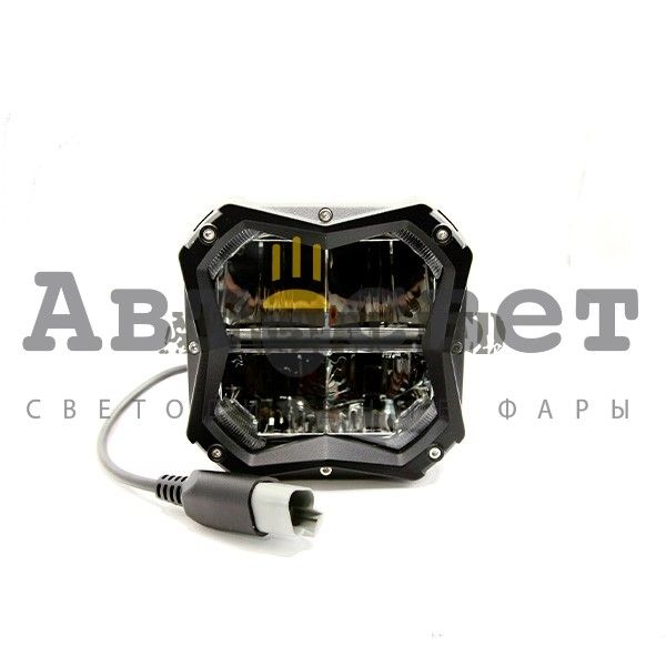 Фара светодиодная SG14-50W FLOOD с желтым ходовым светом
