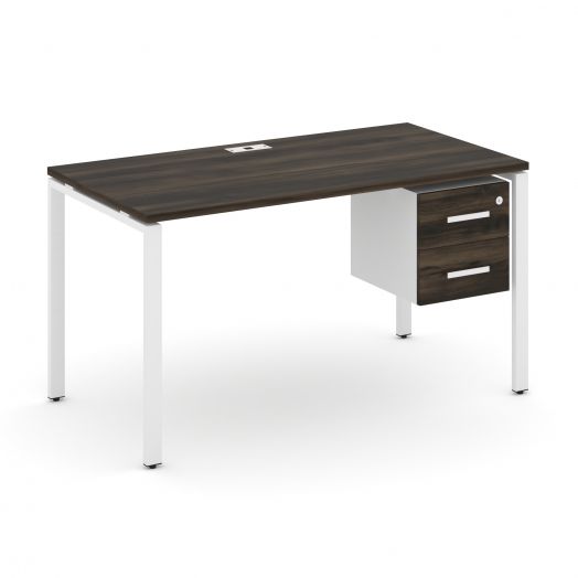 Concept Стол рабочий с подвесной тумбой с 2 ящ. CN.SP-115   1380х720х750