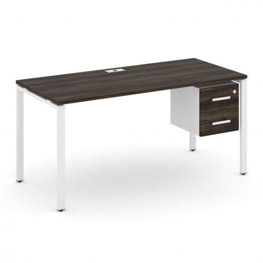 Concept Стол рабочий с подвесной тумбой с 2 ящ. CN.SP-116   1580х720х750