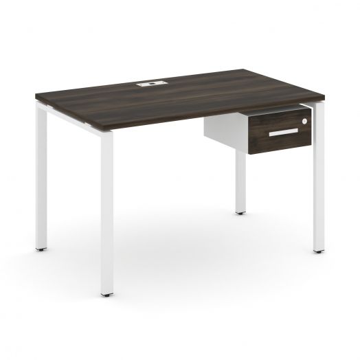 Concept Стол рабочий с подвесной тумбой с одним ящ. CN.SP-110   1180х720х750