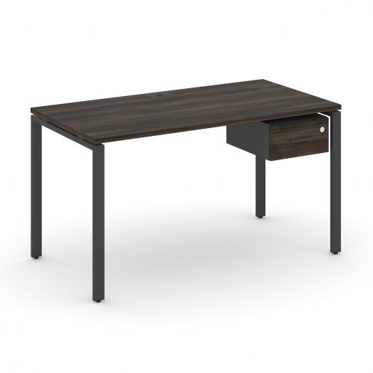Concept Стол рабочий с подвесной тумбой с одним ящ. CN.SP-111  1380х720х750
