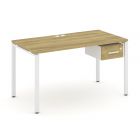 Concept Стол рабочий с подвесной тумбой с одним ящ. CN.SP-111   1380х720х750