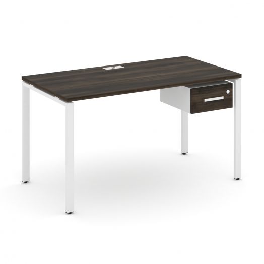 Concept Стол рабочий с подвесной тумбой с одним ящ. CN.SP-111   1380х720х750