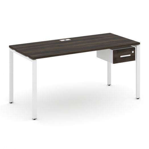 Concept Стол рабочий с подвесной тумбой с одним ящ. CN.SP-112   1580х720х750