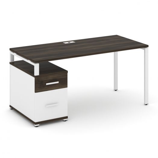 Concept Рабочая станция 2 места с 1 опорной тумбой CN.ORS-302   2672х720х750