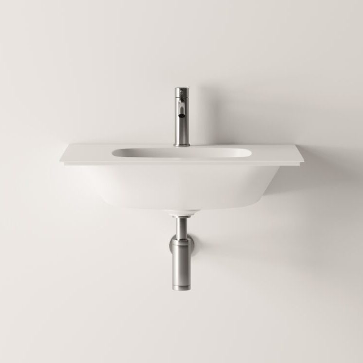 Изображение Раковина подвесная Alice Nur 62x46xВ14 без отверстия под смеситель 33193101N