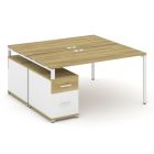 Concept Рабочая станция 2 места с двухсторонней опорной тумбой CN.DRS-308   15801946х1480х750