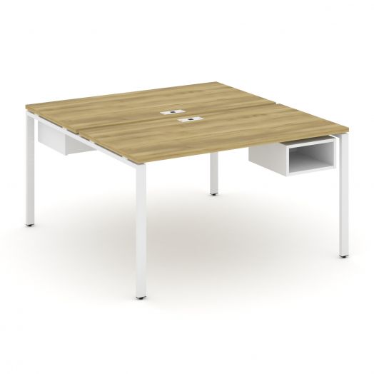 Concept Рабочая станция 2 сторонняя с подвесными тумбами на 2 места CN.DRS-103  1380х1480х750