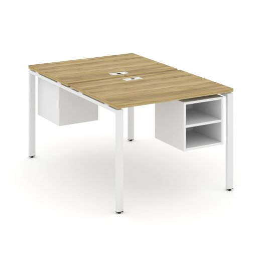 Concept Рабочая станция 2 сторонняя с подвесными тумбами на 2 места CN.DRS-105  980х1480х750