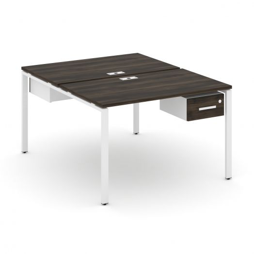 Concept Рабочая станция 2 сторонняя с подвесными тумбами на 2 места CN.DRS-110   1180х1480х750