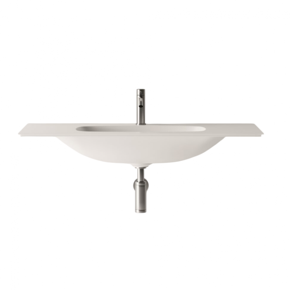 Изображение Раковина подвесная Alice Nur 102x46xВ14 без отверстия под смеситель 33197101N