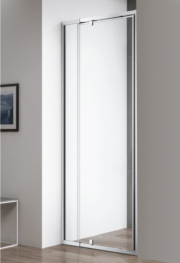 Изображение Душевая дверь в нишу Cezares Variante-B-1 хром 130 см