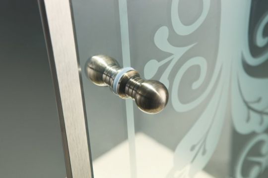 Душевой уголок Cezares Giubileo-R-2 100x100 профиль золото 90х90 см схема 3 Душевой уголок Cezares Giubileo-R-2 100x100 профиль золото 90х90 см схема 3