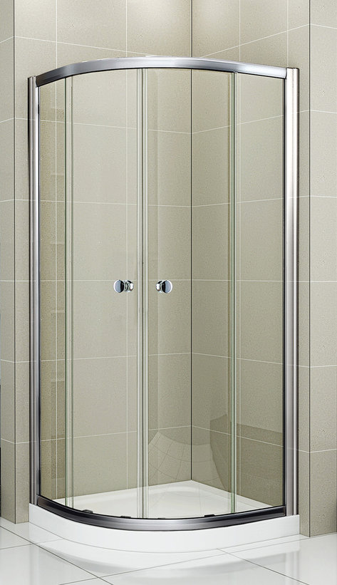 Изображение Душевой уголок Cezares Pratico-R-2 90x90 профиль хром 90х90 см