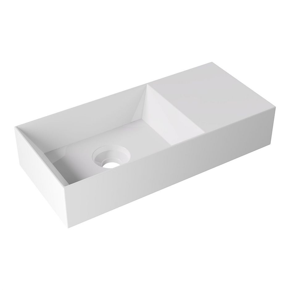 Изображение Раковина накладная/подвесная Alice Spy 55x25хВ11 без отверстия под смеситель 34100101N