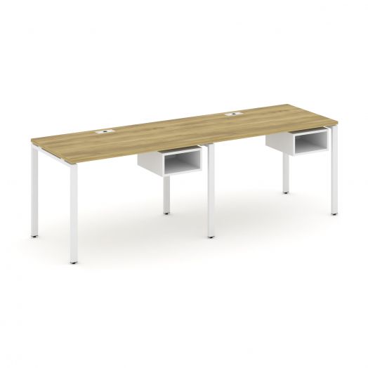 Concept Рабочая станция односторонняя с подвес. тумбами 2 места CN.ORS-102  2360х720х750