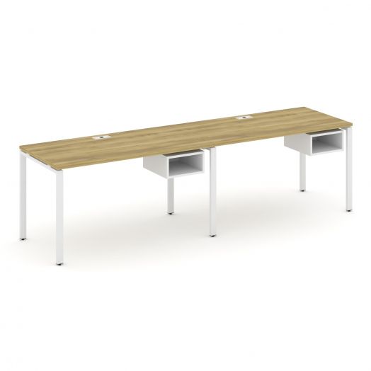 Concept Рабочая станция односторонняя с подвес. тумбами 2 места CN.ORS-103  2760х720х750