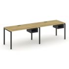 Concept Рабочая станция односторонняя с подвес. тумбами 2 места CN.ORS-104  3160х720х750