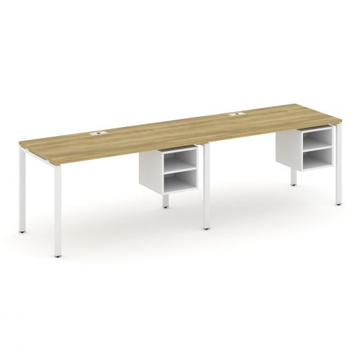Concept Рабочая станция односторонняя с подвес. тумбами 2 места CN.ORS-107  2760х720х750
