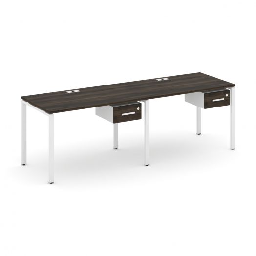 Concept Рабочая станция односторонняя с подвес. тумбами 2 места CN.ORS-110   2360х720х750