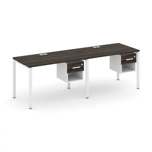 Concept Рабочая станция односторонняя с подвес. тумбами 2 места CN.ORS-118   2360х720х750