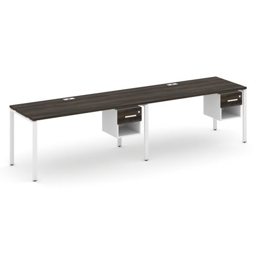 Concept Рабочая станция односторонняя с подвес. тумбами 2 места CN.ORS-120   3160х720х750