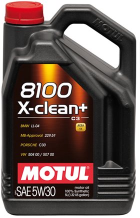 Motul 8100 X-clean+ 5W-30, 5л