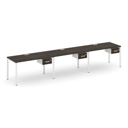 Concept Рабочая станция односторонняя с подвес. тумбами 3 места CN.ORS-131   4140х720х750