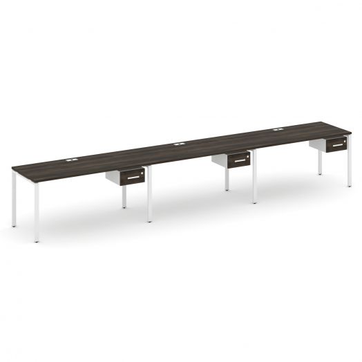 Concept Рабочая станция односторонняя с подвес. тумбами 3 места CN.ORS-132   4740х720х750