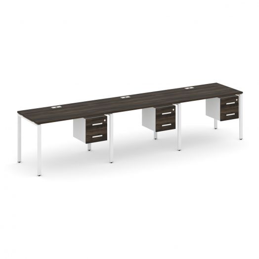 Concept Рабочая станция односторонняя с подвес. тумбами 3 места CN.ORS-134   3540х720х750