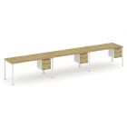 Concept Рабочая станция односторонняя с подвес. тумбами 3 места CN.ORS-136   4740х720х750