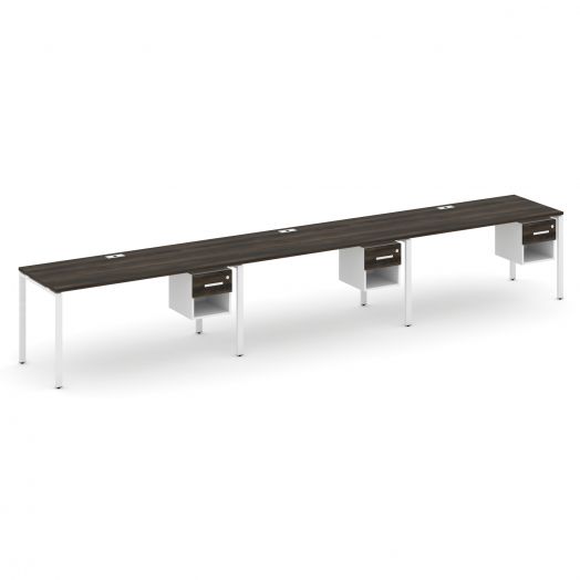 Concept Рабочая станция односторонняя с подвес. тумбами 3 места CN.ORS-140   4740х720х750