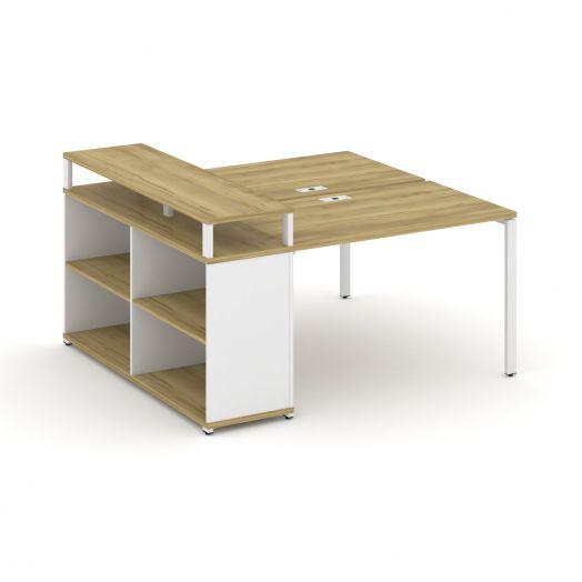 Concept Рабочая станция с опорным стеллажом с верх. горизонтом CN.DRS-206  1600х1480х917