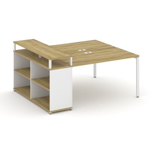 Concept Рабочая станция с опорным стеллажом с верх. горизонтом CN.DRS-207  1800х1480х917