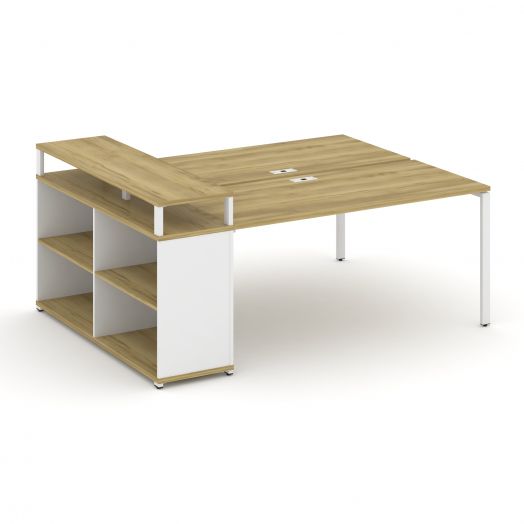 Concept Рабочая станция с опорным стеллажом с верх. горизонтом CN.DRS-208  2000х1480х917