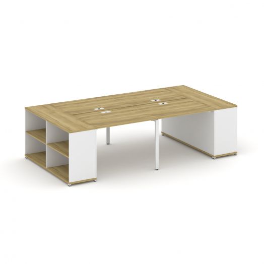 Concept Рабочая станция с опорными стеллажами CN.DRS-245  2800х1480х750