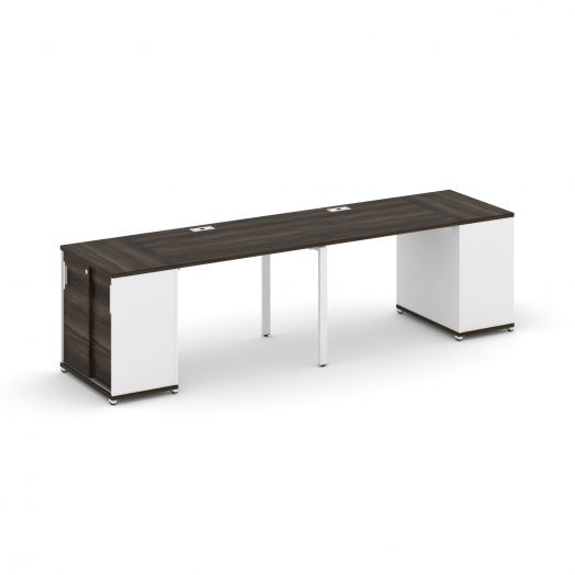 Concept Рабочая станция с опорными шкафом-купе CN.ORS-233   2800х720х750