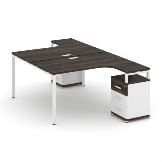 Concept Рабочая станция с 2 опорными тумбами CN.DS-305   1380х24003532х750