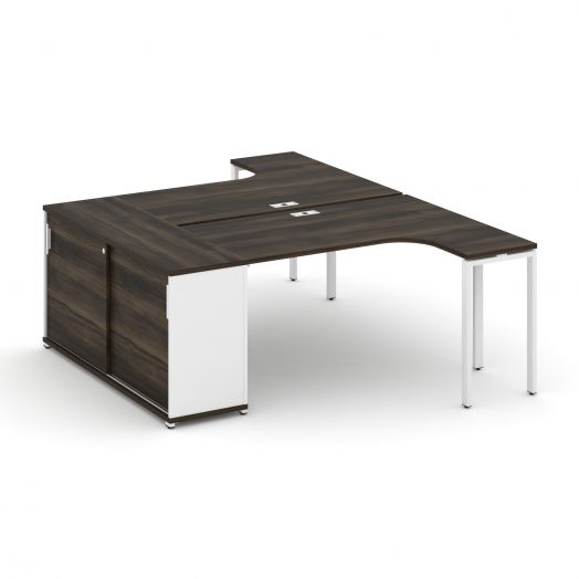 Concept Рабочая станция с опорным шкафом-купе CN.DS-217   1800х1480х750