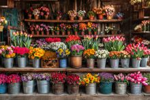 Фон стена "Flowers №36"